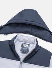 Áo phao chần bông nam mũ tháo rời