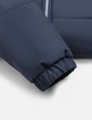 Áo phao chần bông nam mũ tháo rời