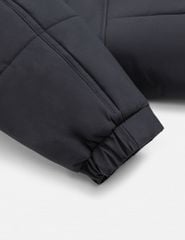 Áo chần bông nam cổ bẻ lông tháo rời