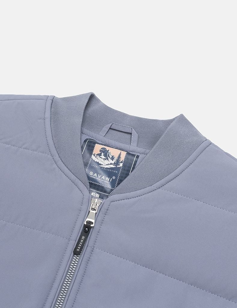 Áo chần bông nam cổ bomber