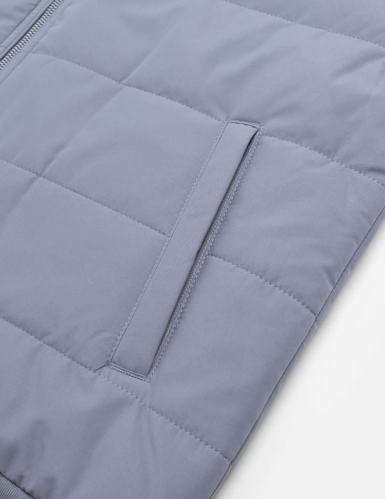 Áo chần bông nam cổ bomber