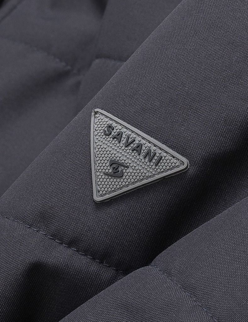 Áo chần bông nam cổ bomber