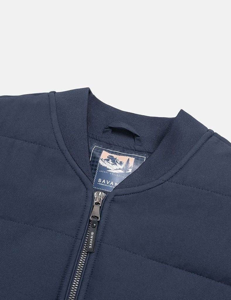 Áo chần bông nam cổ bomber