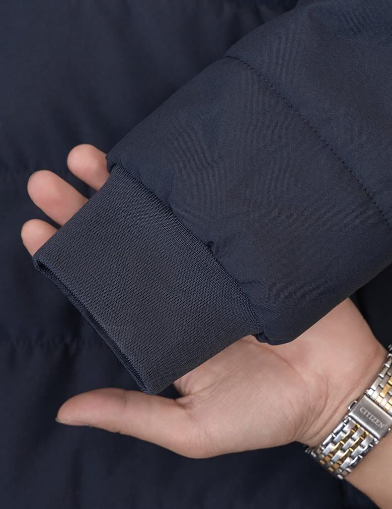 Áo chần bông nam cổ bomber