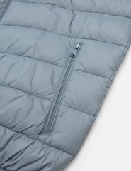 Áo phao nam siêu nhẹ có mũ logo trước ngực