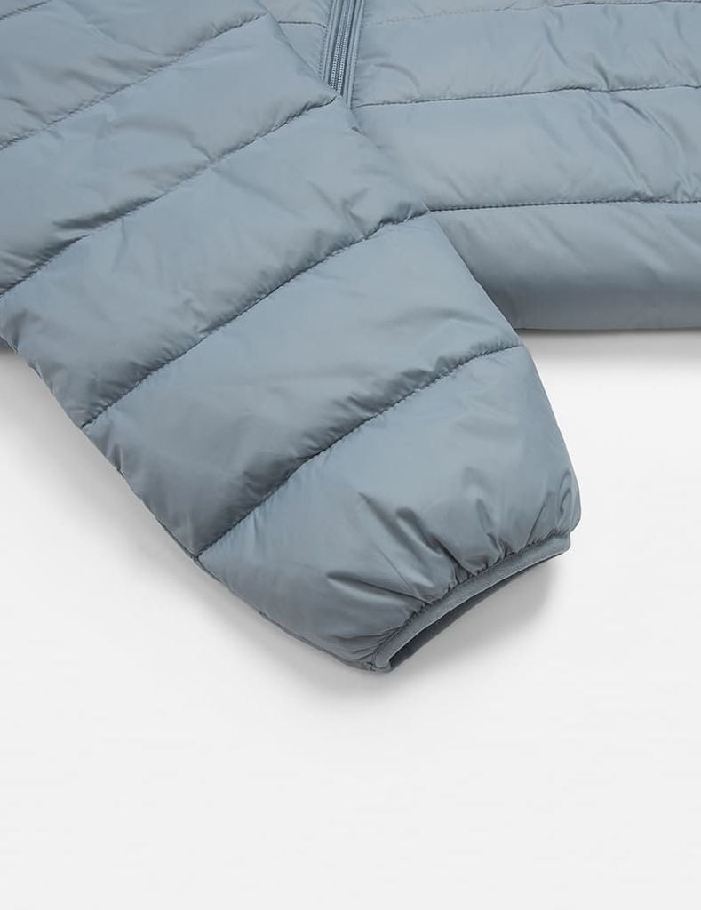 Áo phao nam siêu nhẹ có mũ logo trước ngực