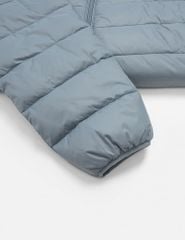 Áo phao nam siêu nhẹ có mũ logo trước ngực