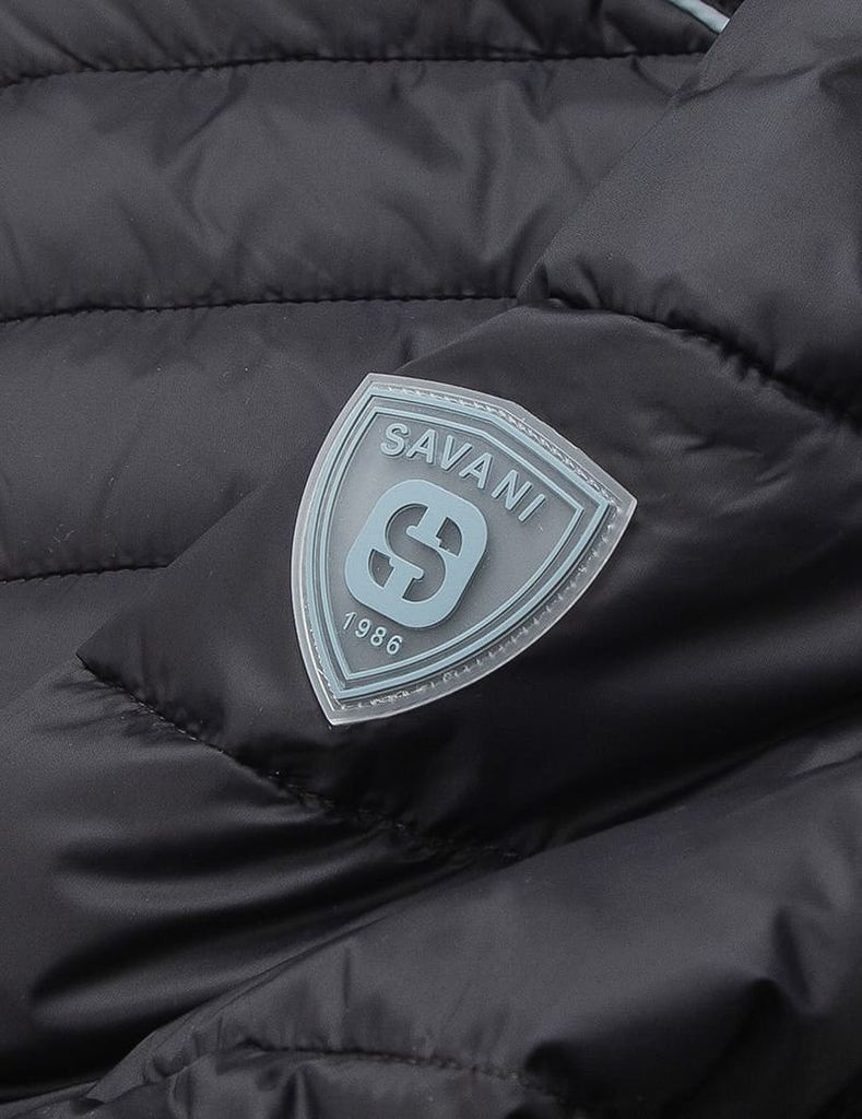 Áo phao nam siêu nhẹ có mũ logo trước ngực