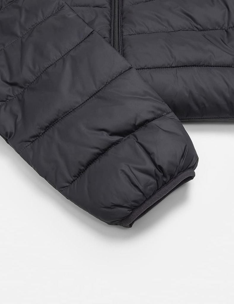 Áo phao nam siêu nhẹ có mũ logo trước ngực