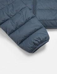 Áo phao nam siêu nhẹ có mũ logo trước ngực