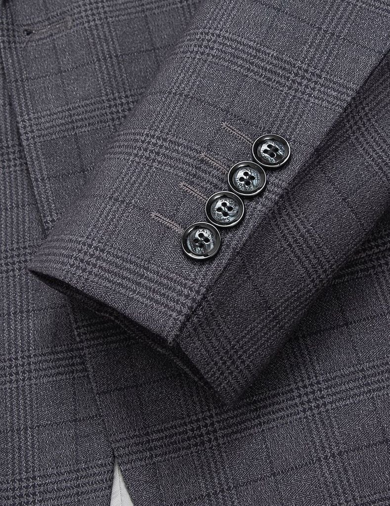 Áo vest nam cổ K hai khuy (Tặng 1 quần vest cùng bộ + 1 áo sơ mi nam)