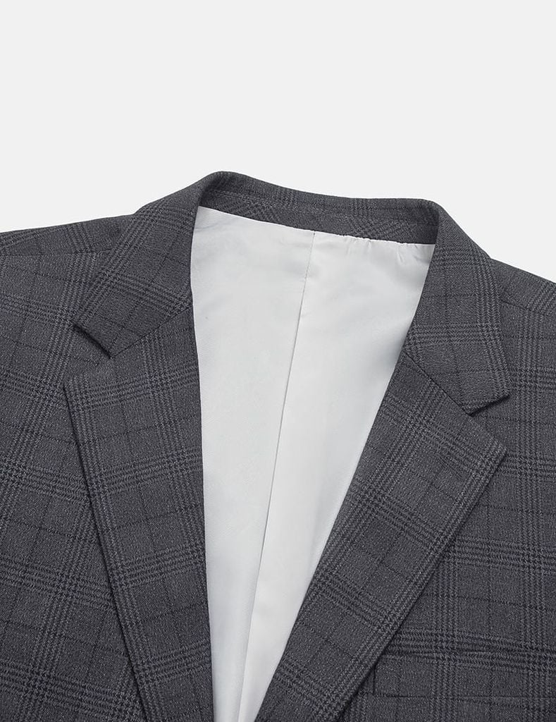 Áo vest nam cổ K hai khuy (Tặng 1 quần vest cùng bộ + 1 áo sơ mi nam)