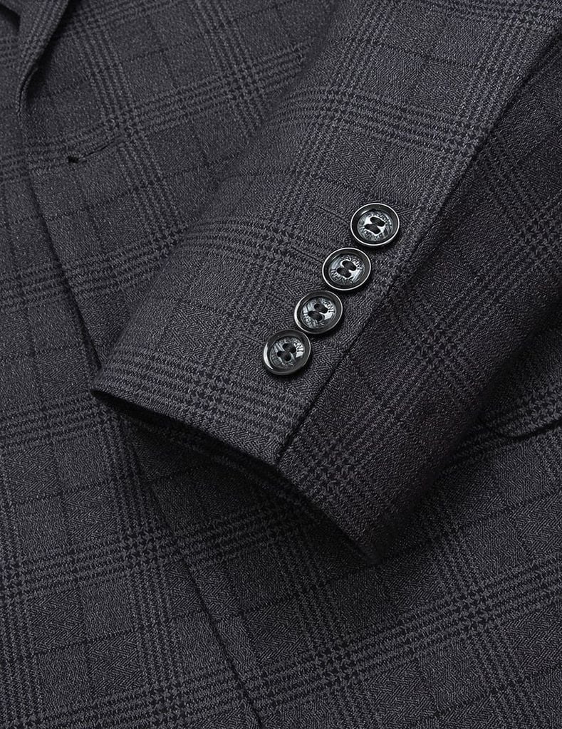 Áo vest nam cổ K hai khuy (Tặng 1 quần vest cùng bộ + 1 áo sơ mi nam)