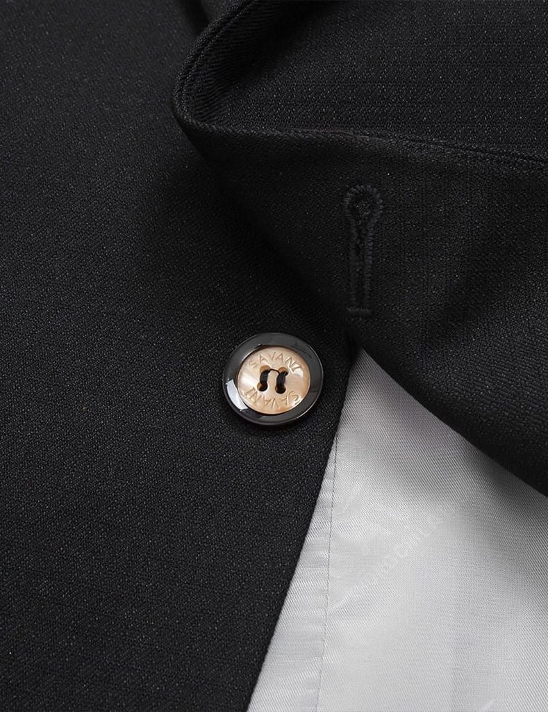 Áo vest nam một khuy cổ ve ngang (Tặng 1 quần vest cùng bộ + 1 áo sơ mi nam)