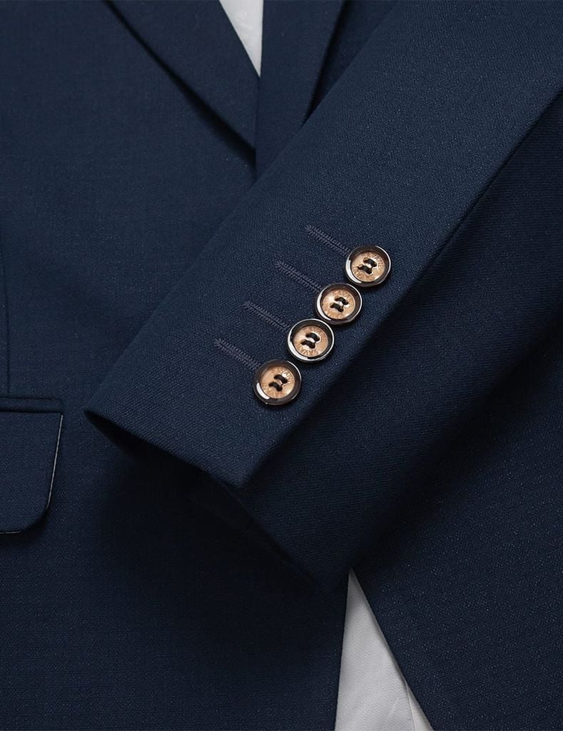 Áo vest nam một khuy cổ ve ngang (Tặng 1 quần vest cùng bộ + 1 áo sơ mi nam)