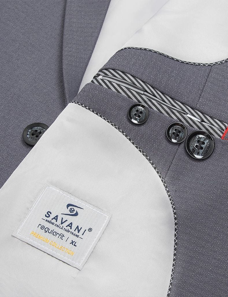 Áo vest nam hai khuy cổ ve ngang (Tặng 1 quần vest cùng bộ + 1 áo sơ mi nam)