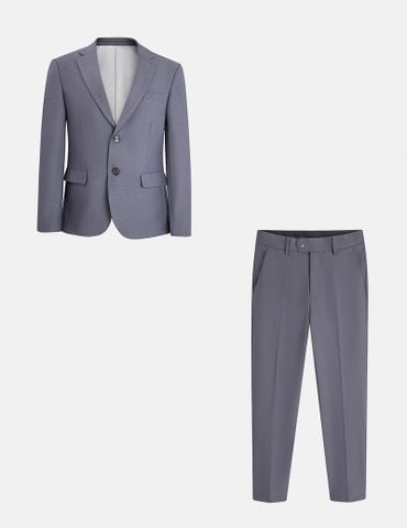 Áo vest nam hai khuy cổ ve ngang (Tặng 1 quần vest cùng bộ + 1 áo sơ mi nam)