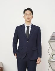 Áo vest nam hai khuy cổ ve ngang (Tặng 1 quần vest cùng bộ + 1 áo sơ mi nam)