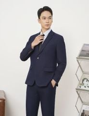 Áo vest nam hai khuy cổ ve ngang (Tặng 1 quần vest cùng bộ + 1 áo sơ mi nam)