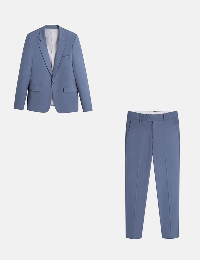 Áo vest nam 1 khuy (tặng 1 quần vest cùng mã + 1 sơ mi nam GNY ≤ 595K + 1 gile vest)