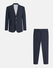 Bộ vest nam cổ ve K (Tặng 1 áo sơ mi nam)