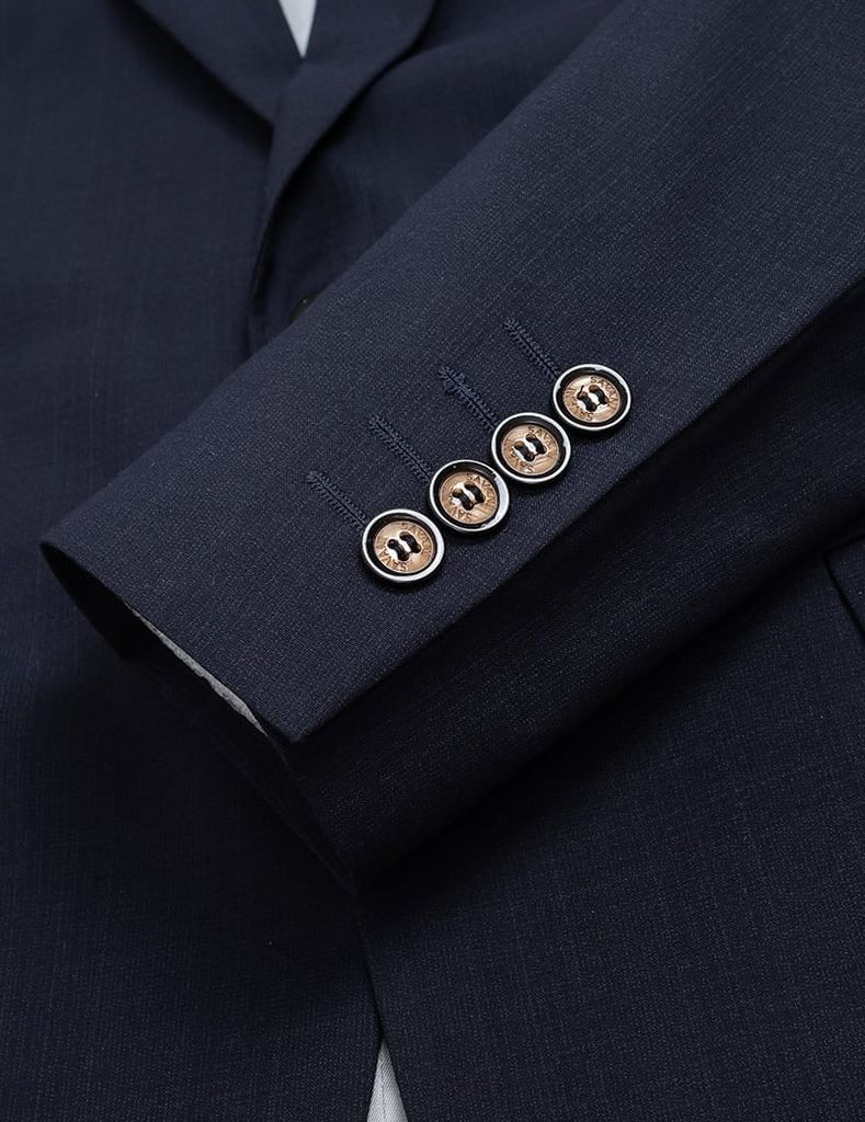 Bộ vest nam cổ ve K (Tặng 1 áo sơ mi nam)