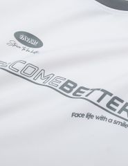 Bộ nỉ cổ tròn nam phối dọc 2 tay hình in trước ngực