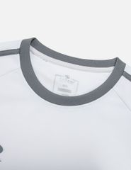 Bộ nỉ cổ tròn nam phối dọc 2 tay hình in trước ngực