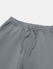 Bộ nỉ cổ tròn nam phối dọc 2 tay hình in trước ngực