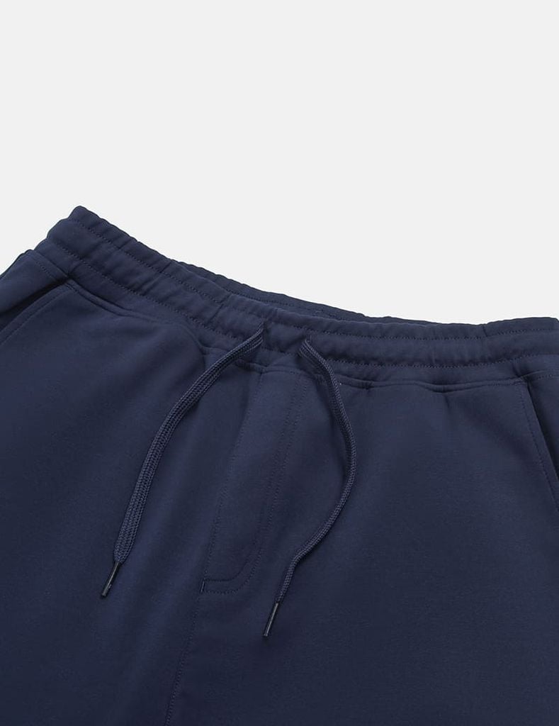 Bộ nỉ cổ tròn nam phối dọc 2 tay hình in trước ngực