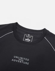 Bộ nỉ cổ tròn nam hình in trước ngực