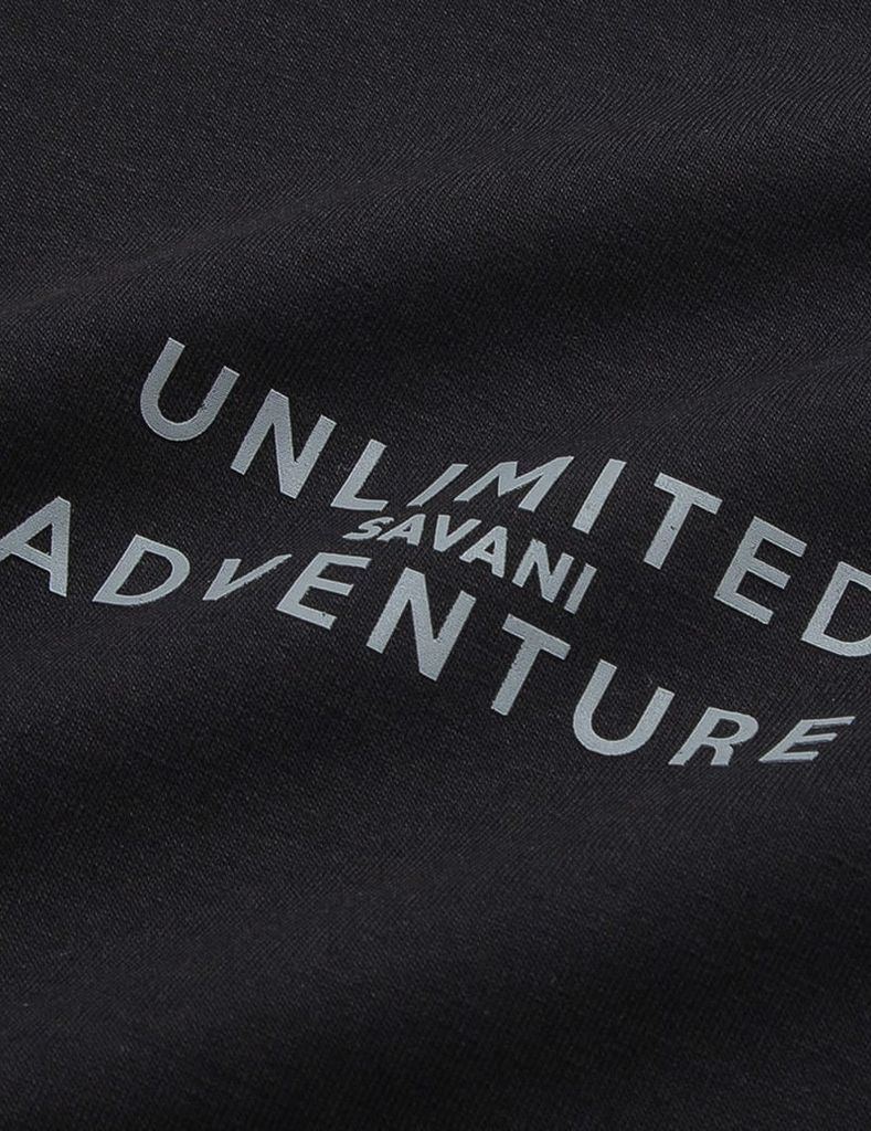 Bộ nỉ cổ tròn nam hình in trước ngực