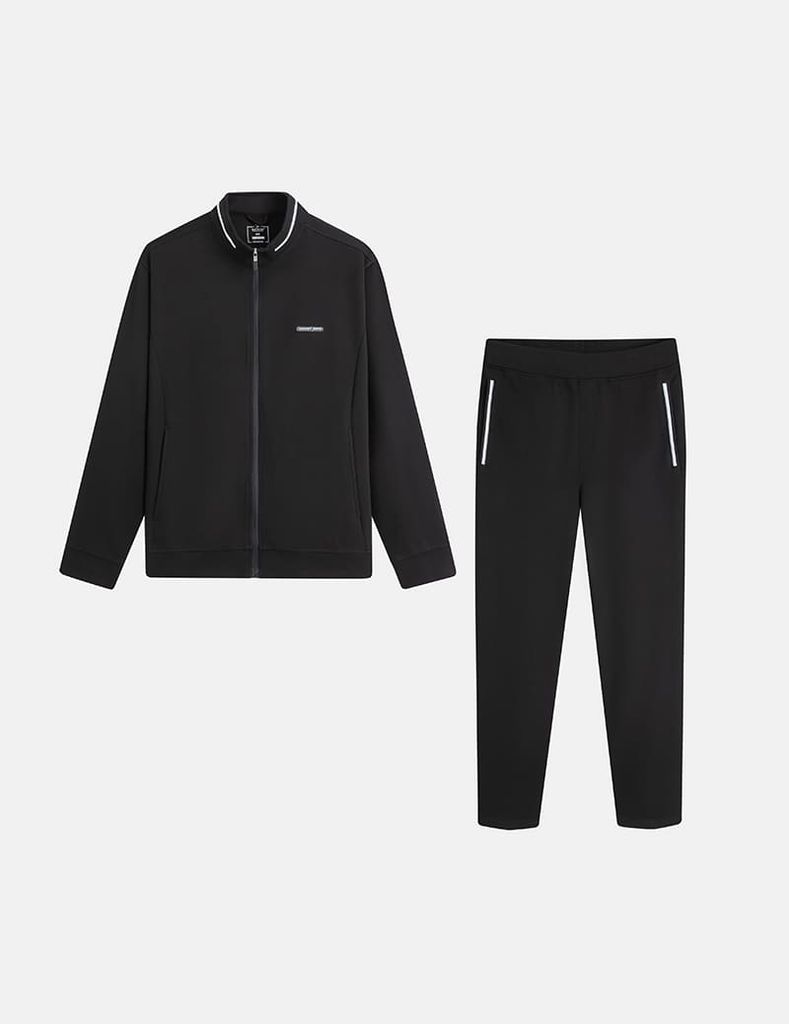 Bộ đồ đông 2 da nam kéo khóa