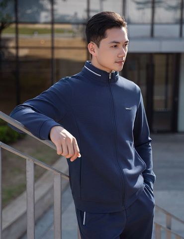 Bộ đồ đông 2 da nam kéo khóa