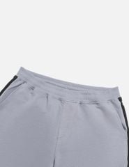 Bộ nỉ cổ tròn nam in logo trước ngực