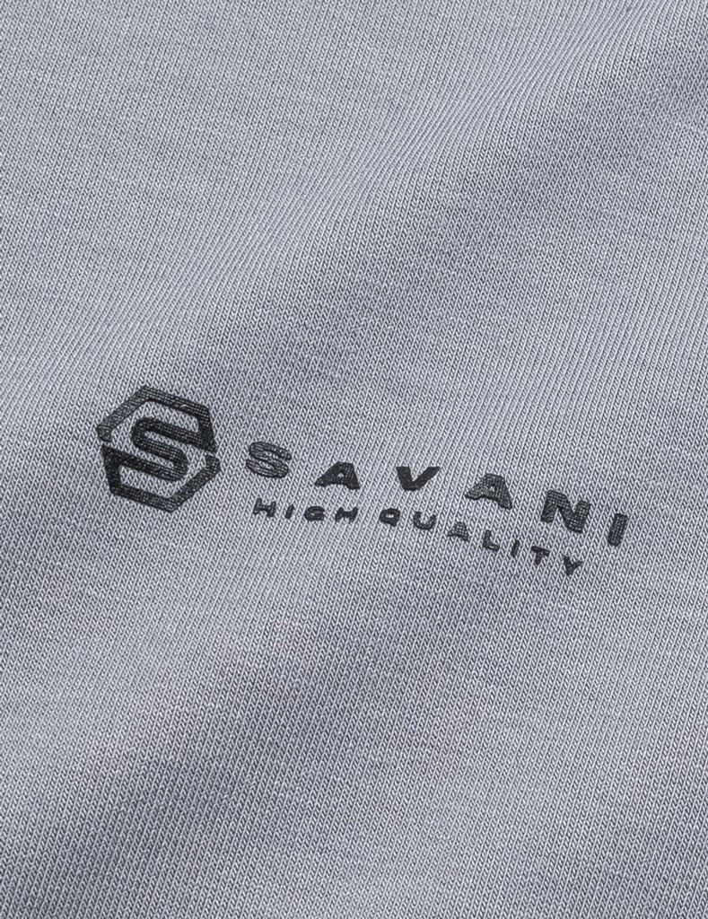 Bộ nỉ cổ tròn nam in logo trước ngực