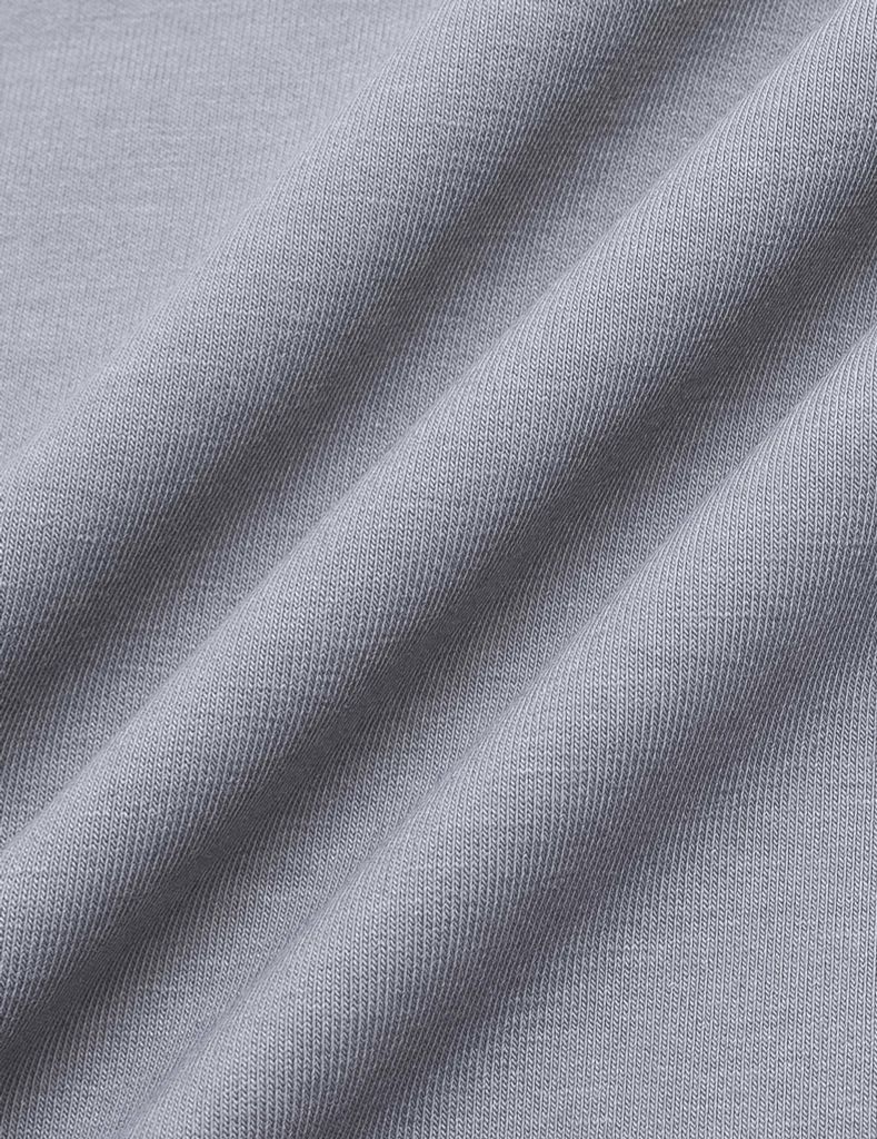 Bộ nỉ cổ tròn nam in logo trước ngực