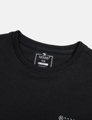 Bộ nỉ cổ tròn nam in logo trước ngực