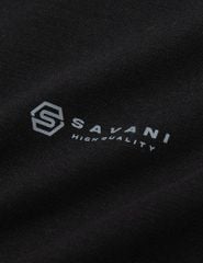 Bộ nỉ cổ tròn nam in logo trước ngực