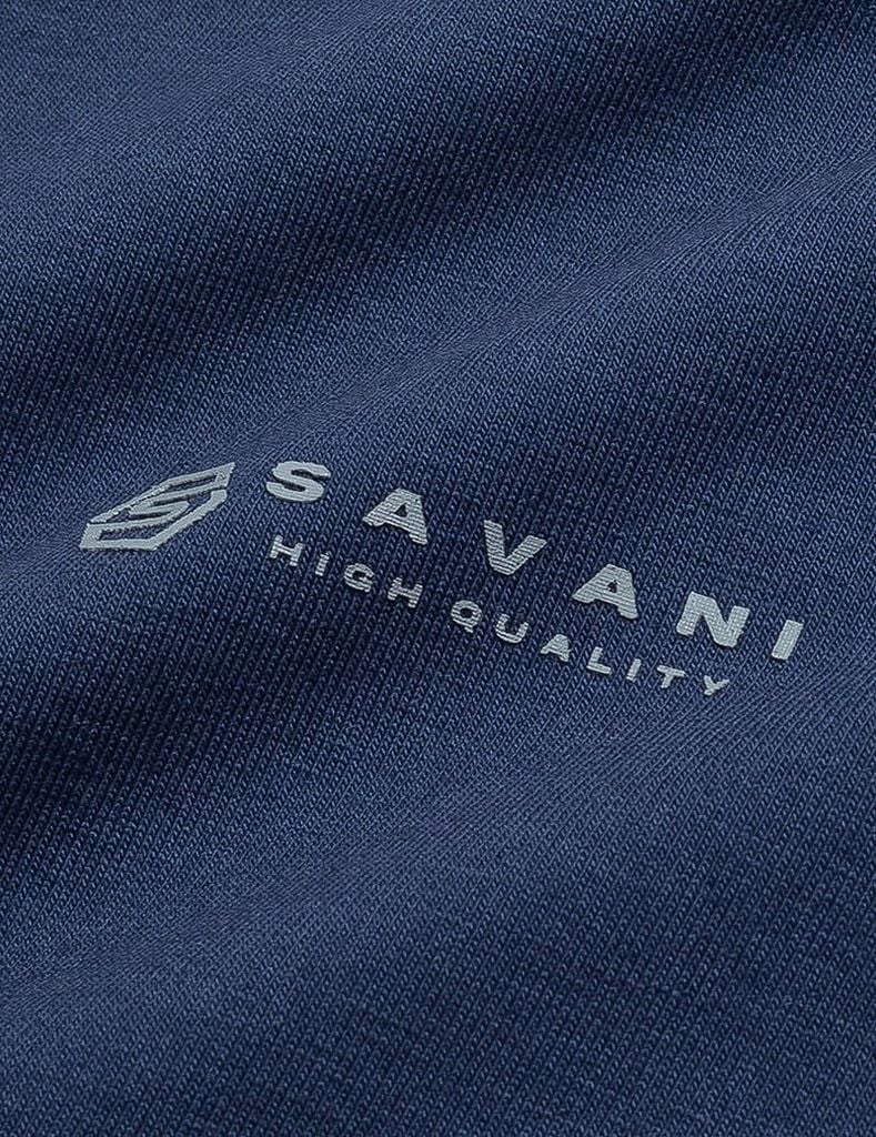 Bộ nỉ cổ tròn nam in logo trước ngực