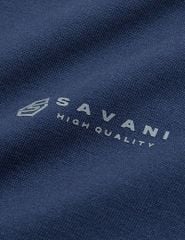 Bộ nỉ cổ tròn nam in logo trước ngực