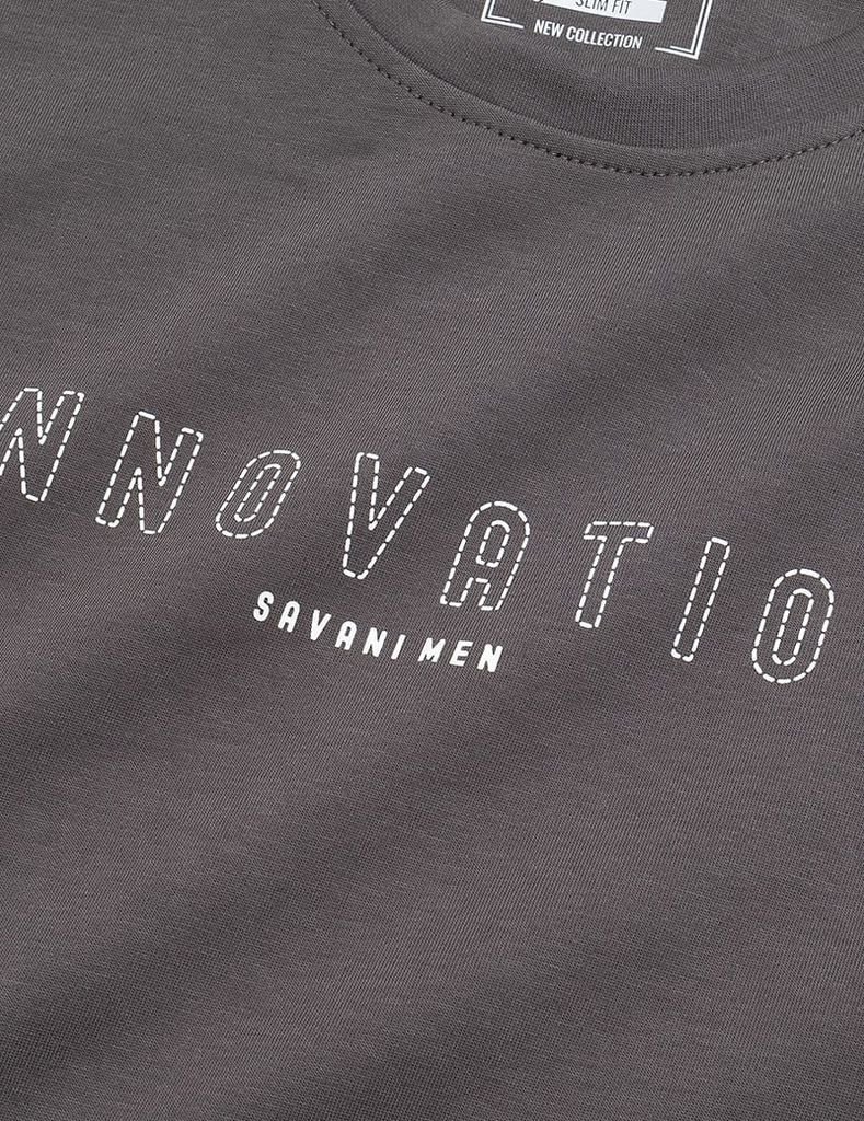 Bộ nỉ cổ tròn nam hình in trước ngực