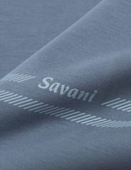 Bộ nỉ cổ tròn nam in 2 tay