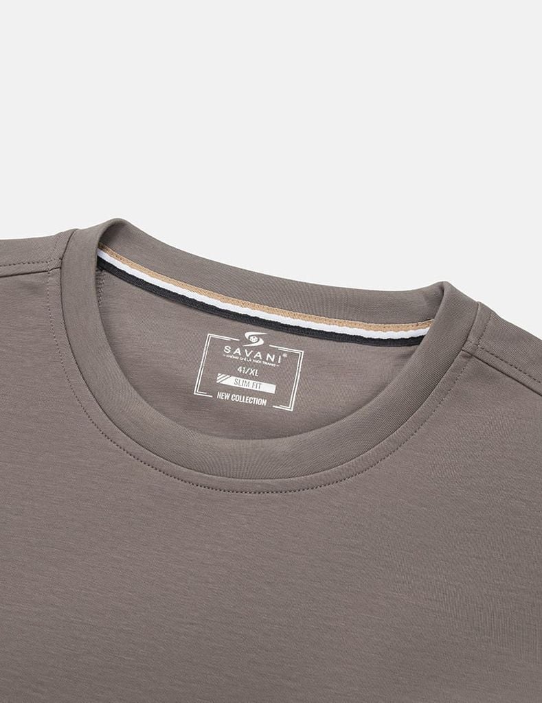 Bộ nỉ cổ tròn nam in 2 tay