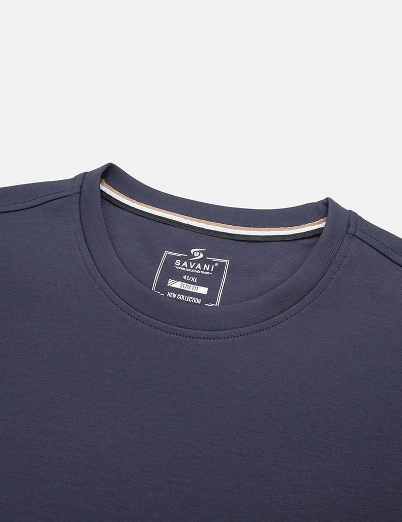 Bộ nỉ cổ tròn nam in 2 tay