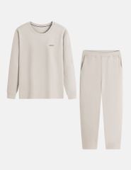 Bộ nỉ nam cổ tròn quần suông