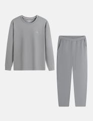 Bộ nỉ nam cổ tròn quần suông