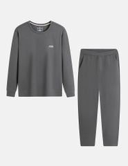 Bộ nỉ nam cổ tròn quần suông