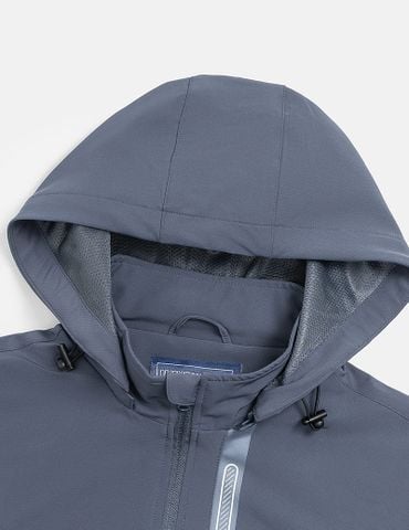 Bộ gió có mũ nam hình in trước ngực