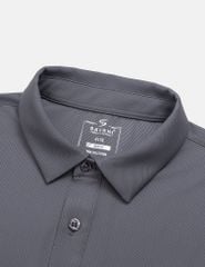 Bộ hè nam cổ bẻ hình in trước ngực